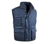 Socim Chaleco Trabajo Multitasche Acolchado Hombre Chaqueta Sin Mangas Antares Bolsillos brico, turquesa, S