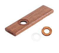 Socio de Kazoo de Madera Fácil de Aprender Instrumento Musical Portable Saxofón de Saxofón Antiguo para Ukulele de Guitarra