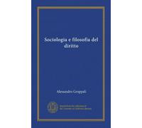 Sociologia e filosofia del diritto