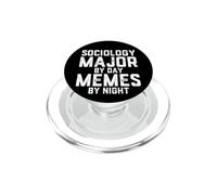 Sociología Mayor De Día Memes por Noche Sociología Meme De Estudiante PopSockets PopGrip para MagSafe