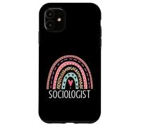 Sociólogo, sociología, Profesor, graduación, Arco Iris Carcasa para iPhone 11