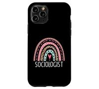 Sociólogo, sociología, Profesor, graduación, Arco Iris Carcasa para iPhone 11 Pro