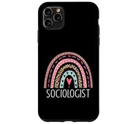 Sociólogo, sociología, Profesor, graduación, Arco Iris Carcasa para iPhone 11 Pro MAX