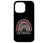 Sociólogo, sociología, Profesor, graduación, Arco Iris Carcasa para iPhone 14 Pro MAX