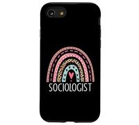 Sociólogo, sociología, Profesor, graduación, Arco Iris Carcasa para iPhone SE (2020) / 7/8