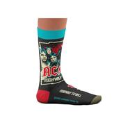 Sock Affairs ACDC Socks - Angus Young, Back in Black, Highway to Hell, Ballbreaker, ACDC Pack - Regalos para amantes de la música, calcetines de algodón, 2 tamaños, 4-7 y 7½-11½