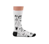 Sock Affairs Calcetines musicales - Peace & Love, Seis String, Dead Kennedys, Punk 's Not Dead - Regalos para amantes de la música, calcetines de algodón, 2 tamaños, 36-40 y 41-46, Punk's Not Dead,