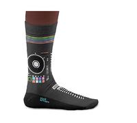 Sock Affairs - Calcetines unisex, calcetines divertidos para hombres y mujeres - Calcetines divertidos - Music Socks DJ Saved my Life, Negro , 41-46