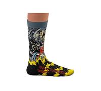 Sock Affairs Iron Maiden - Calcetines con el número de la bestia - Producto oficial idea de regalo para fanáticos del metal, calcetines de algodón, 2 tallas 3-7 y 7-12