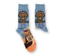 Sock Affairs Iron Maiden Powerslave - Calcetines de algodón con licencia oficial para fanáticos del metal, 2 tallas 36-40 y 41-46