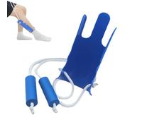 Sock Aid - Herramienta de ayuda de calcetines para ancianos con cordones ajustables | Control deslizante de asistente de media dura de uso diario para hospital, sanatorio, entrada body-pp, handle-foam