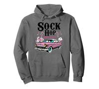 Sock Hop 50s Classic Car Rockabilly 1950s Dance Party Retro Sudadera con Capucha