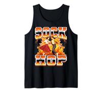 Sock Hop Dance Estilo Bootleg de los años 50 y 90 Camiseta sin Mangas