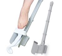 Sock Ox de Easy To Use Products, dispositivo de ayuda para calcetines ajustable para personas mayores, no para calcetines de compresión, apto para viajes para ancianos con calzador integrado, hasta 36