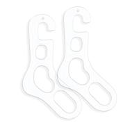 Sock Stretcher - 2PCS 35.5x19.8cm Transparent Acrylic Crocheting Forming Blocker, Durable Crochet Sock Blocker For Knitting DIY Handmade Socks Shaping Drying Display Beginners