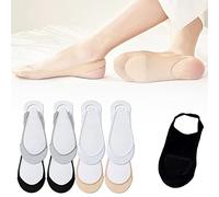 Sock-Style Ball of Foot Cushions for Women, Socks with Forefoot Cushion Pads for Women (One Size,E-4Pairs Color Mixing)