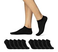 sockenkauf24 10 | 20 | 30 Pares Calcetines Cortos Hombre Mujer Calcetines Tobillero Negro Blanco Gris Algodón