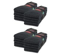 sockenkauf24 10 | 20 | 30 Pares de Calcetines Deportivos Hombre Mujer Calcetines de Tenis Calcetines de Trabajo Algodón (43-46 20 pares Antracita)