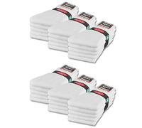 sockenkauf24 10 | 20 | 30 Pares de Calcetines Deportivos Hombre Mujer Calcetines de Tenis Calcetines de Trabajo Algodón (43-46 30 pares Blanco)