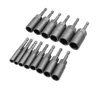 Socket 1/4inch Metric Wrax Head Converter para adaptador de llave inglesa, herramienta de mano, 6-19 mm, juego de conectores de acero