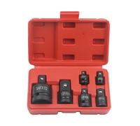 Socket Adapter Set, Drive Conversion Kit, 6-Piece Adapter Set, General Tool for Electrician Maintenance, Automotive Garage, Industrial Projects, and Home Repair Tasks