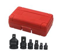 Socket Adapter Set, Reducer and Extension Kit, 6.02x3.54x1.97 Inches Versatile & Compact, 6 General Sockets Converter for Construction Kits, Electrician, Maintenance, and Carpentry