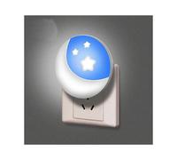 Socket Night Light with Light Sensor Led Night Light for Kids Night Lights Moon And Stars Automatic Lighting for Bedroom Stairs Hallway Toilet Kitchen