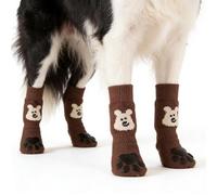 Socks genéricos para perros de pies | 7 x 4 cm Paw Cover with Adjustable Strap Support, Fabric Booties with Anti Lick Protection Design, Pet Footwear Accessory, Indoor Covers for Small Medium Large