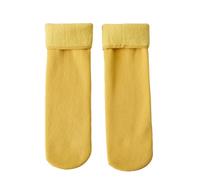 Socks Ultrasoft Velvet Slim Thermal Socks Fleece Cozy For Women Selected Velvet Warm Socken Damen Schwarz, amarillo, Talla única