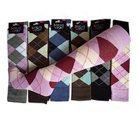 Socks4Fun - Calcetines de equitación (6 pares, en 6 colores diferentes), multicolor, 39-42