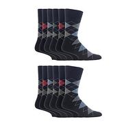 sockshop Gentle Grip - Medias de fútbol - para hombre negro negro Large