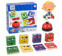 SOCLING 3D Puzzle Face-Changing,3D Puzzle Face Changing Magic Cube Game,Interactive Puzzle Games,64 Expression Cards,Game Board Game &3D Puzzle Toy for Kids and Adults
