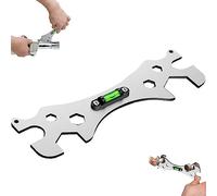 SOCLING Llave angular multifuncional, llave de fregadero instalador de lavabo, llaves angulares autonivelantes, llaves de reparación de baño portátiles para tornillos hexagonales de 8 mm a 30 mm