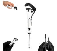 SOCLING Micro Stubby Wrench,The Micro Stubby, Micro Stubby Self Adjusting Wrench, Micro Stubby Pipe Vise Wrench,Portable Multifunctional Wrench, 2 In 1 Wrench Tool for Tight Spaces