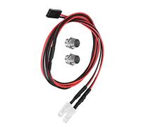 Socobeta 1/10 Modelo Drift Car 2PCS Luces LED Tecnología Avanzada Accesorio RC Efecto Realista Simulativo Fresco para Conducción Nocturna 9# Luz Blanca, 10# Luz de Colores (#3)