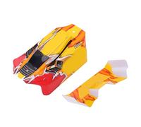 Socobeta 144001 RC Car Body Shell con ala Trasera para WLtoys 144001 144010 1/14 Pieza de Actualización de Coche de Control Remoto,Accesorios para automodelismo