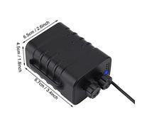 Socobeta 18650 Battery Pack Bicycle Mobile Power Box Battery Store para la Lámpara y el Teléfono Inteligente para Bicicletas para Bicicletas