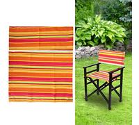 Socobeta 2 Piezas de Repuesto de Lona para Silla,no es fácil de Llevar,52 cm x 42 cm,52,5 cm x 19,5 cm,Repuesto para Silla de Director, para Uso Diario (Color, Azul)