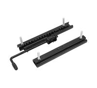 Socobeta 2pcs Asiento Deslizante de la Pista del Asiento del Asiento del Asiento del Deslizamiento Ajustable Pista Deslizante para Ir Kart Utv con Cómodo Redondeado
