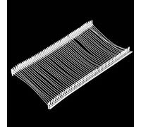 Socobeta 5000 Uds. Accesorios de Etiquetado Blanco de 2 "etiqueta de Precio de Ropa Púas para Etiquetar Juguetes Material Liso