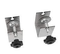 Socobeta Abrazadera de Fijación para Instalación Frontal de Cajón de 2 Piezas Clips de Montaje Frontal de Cajón de Fácil Operación para Carpintería, Instalación Rápida para Diferentes Tamaños de