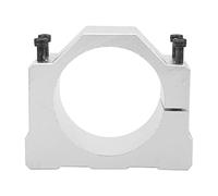 Socobeta Abrazadera de Motor CNC de 80 Mm, Soporte de Aluminio Resistente para Motor de Husillo, Base de Montaje CNC Resistente Al Desgaste con Tornillos de Montaje, Ideal para Aplicaciones de