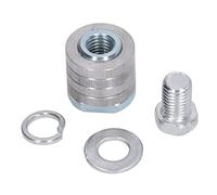 Socobeta Adaptador de Amoladora Angular, Cabezal de Conversión de Máquina Ranuradora de Aleación de Aluminio Duradera para Azulejos de Ladrillo de Pared, Plata, 1 Juego de Accesorios (M14)