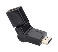 Socobeta Adaptador HDMI Conector hdmi 360 Grados HDMI Hombre a HDMI Hembra para Todo Tipo de Reproductores HDMI, cámaras Digitales, tabletas, televisores LED.