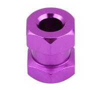 Socobeta Adaptador Hex RC Resistente RC Hex ENCURTO del CUBLO para D90 AX10 CC01 SCX10 Car con 4 * Adaptador Hexadecimal (15 mm de púrpura)