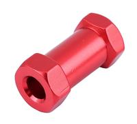 Socobeta Adaptador Hex RC Resistente RC Hex ENCURTO del CUBLO para D90 AX10 CC01 SCX10 Car con 4 * Adaptador Hexadecimal (25 mm de Rojo)