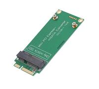 Socobeta Adaptador MSATA SSD a Mini PCIE, Convertidor de Tarjeta Plug and Play para Portátil EEE PC 900/900A, Color Verde