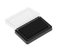 Socobeta Almohadilla de Tinta Reutilizable para Huellas de Manos de bebé, Segura, sin ácido, Fácil de Usar, para Bebés y Mascotas (tinta negra)