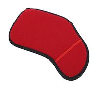 Socobeta Almohadilla para Reposabrazos de Violín, Protector de Barbilla de Franela Suave para Tocar Instrumentos de Cuerda, Buena Elasticidad para Violines 4/4-3/4, Tamaño Estándar para Niños, (Rojo)