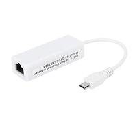 Socobeta Amplia compatibilidad Resistente al Desgaste Adaptador de Red de 10 / 100Mbps Adaptador Fast Ethernet Adaptador de Tarjeta de Red de conmutación automática Compatible con Zero